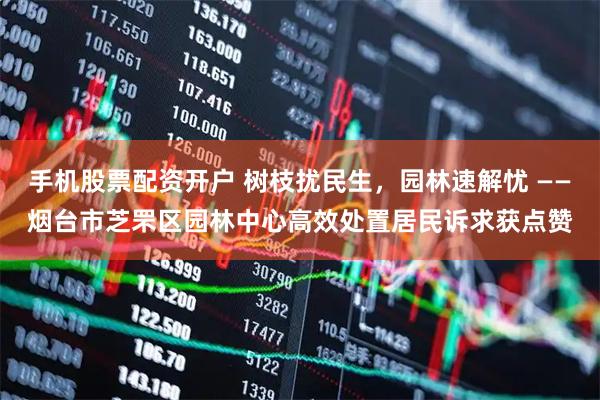 手机股票配资开户 树枝扰民生，园林速解忧 ——烟台市芝罘区园林中心高效处置居民诉求获点赞